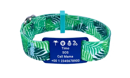 SOS armband kind jungle print met naam en ICE nummer