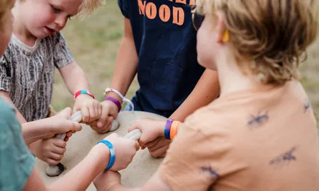 Sea Breeze SOS armband kind met naam en telefoonnummer