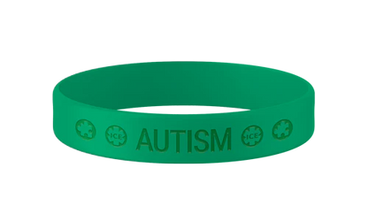 Groene SOS armband kind met naam en telefoonnummer