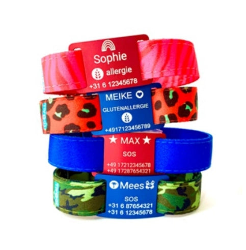 Custom SOS Bracelets Kids Collection